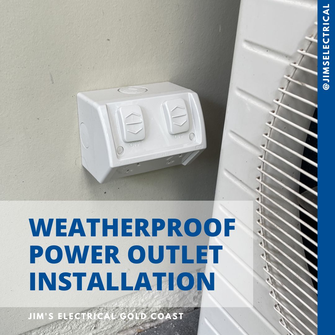 Weatherproof Power Outlet Installation